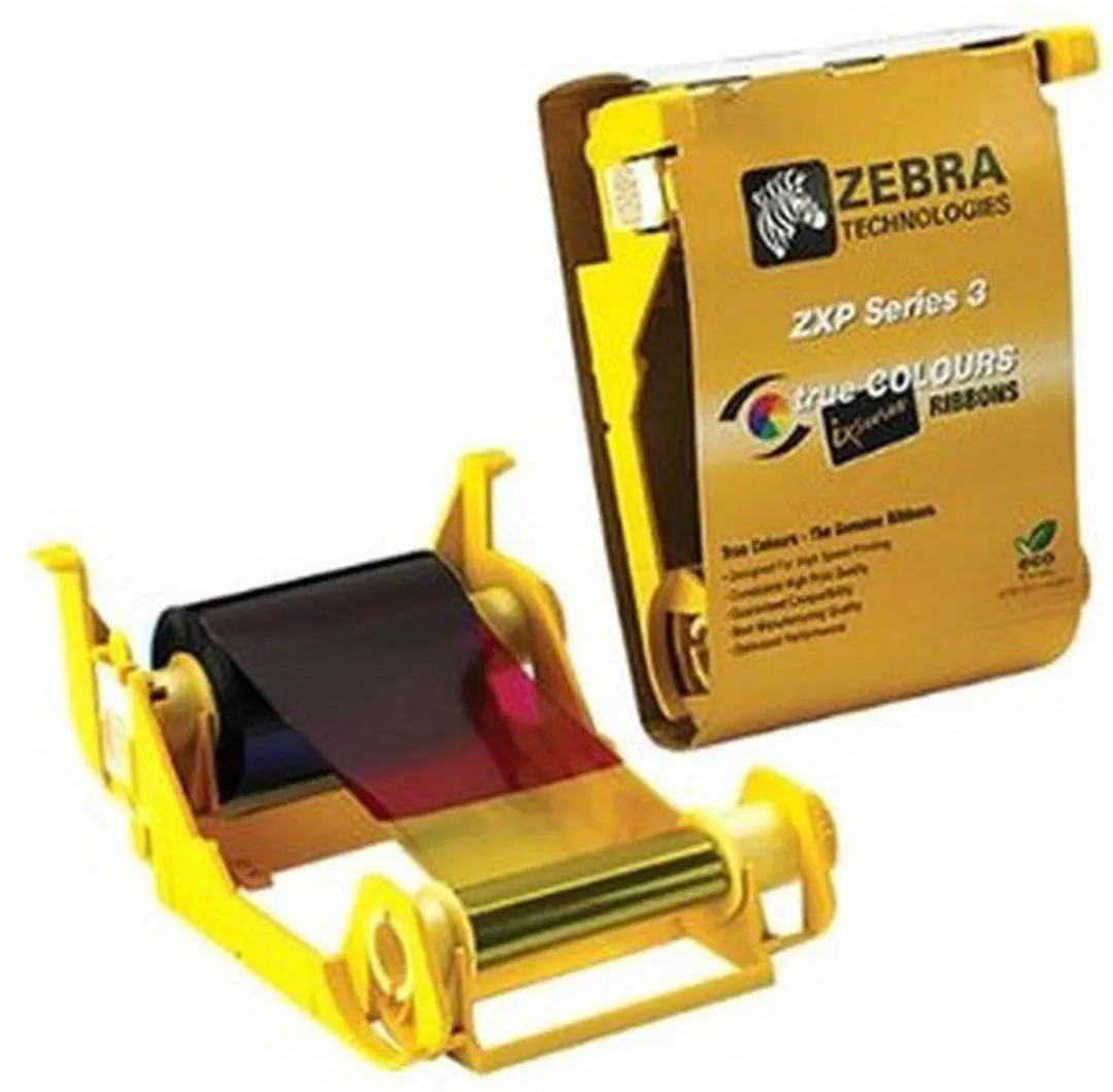 Zebra YMcko 800033-840 Plakband - Zwart