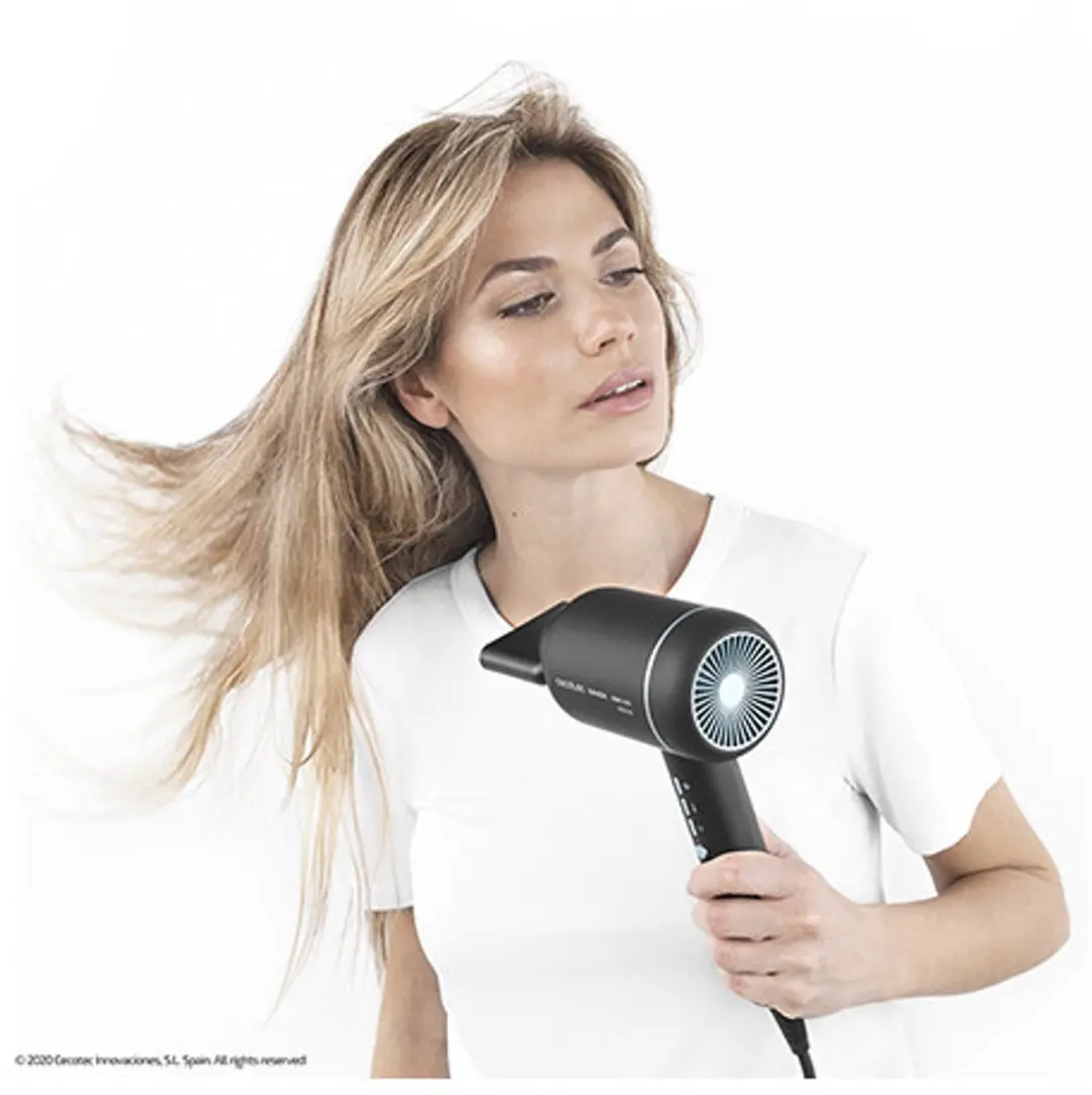 Cecotec Bamba IoniCare 6000 RockStar Ice Haardroger 1800W - Zwart - afbeelding 2 van 6