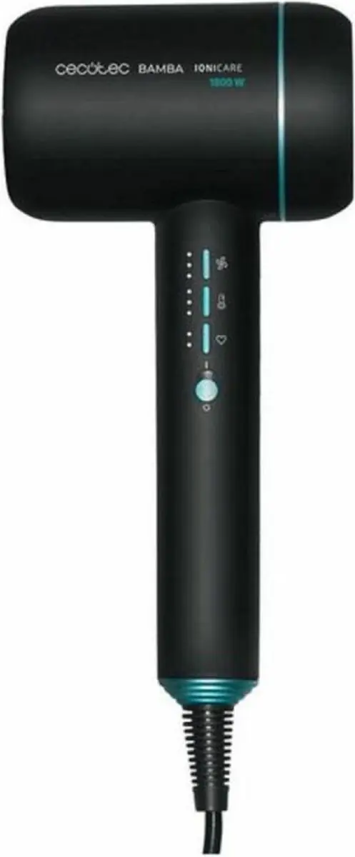 Cecotec Bamba IoniCare 6000 RockStar Ice Haardroger 1800W - Zwart - afbeelding 4 van 6