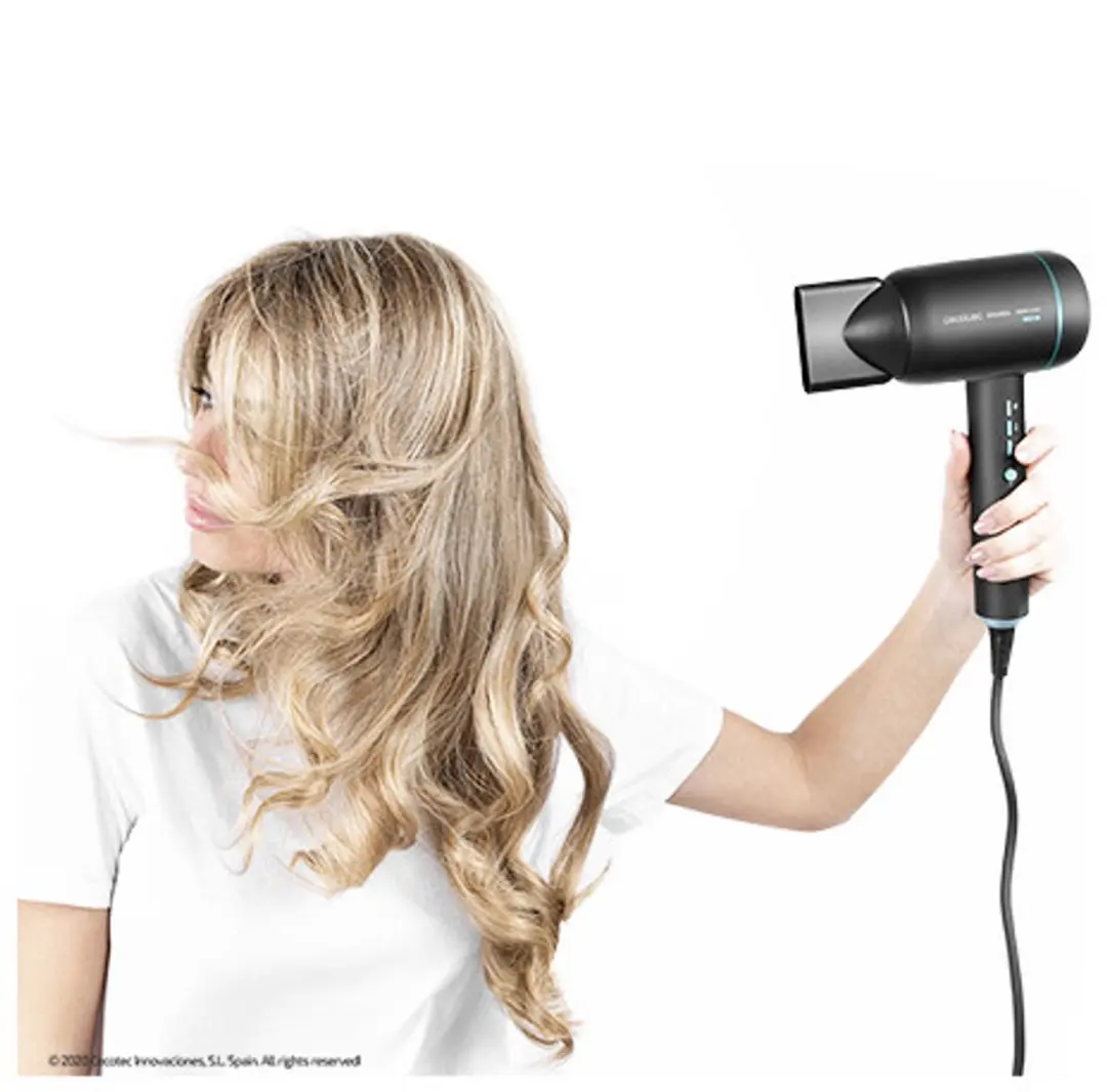 Cecotec Bamba IoniCare 6000 RockStar Ice Haardroger 1800W - Zwart - afbeelding 3 van 6
