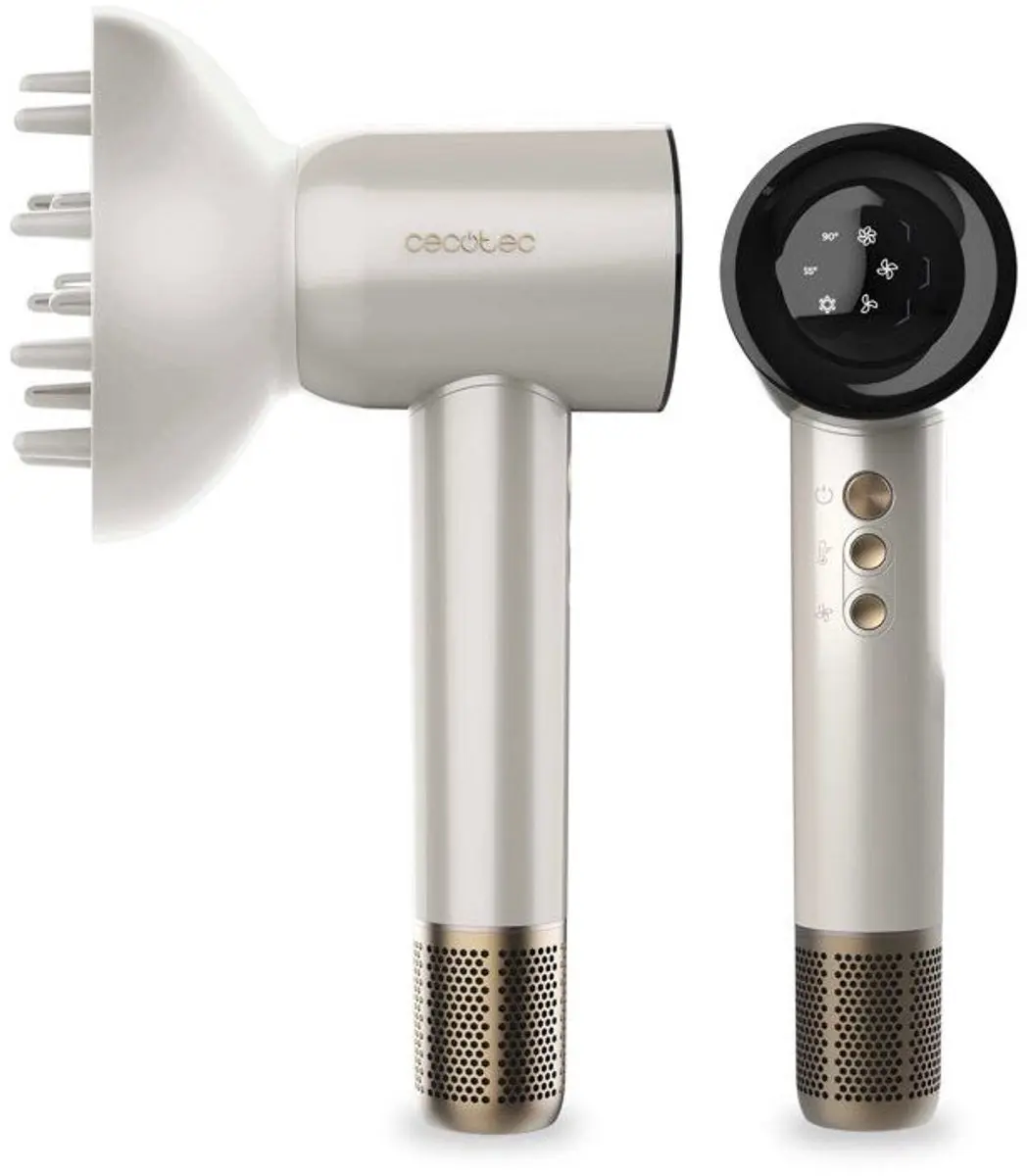 Cecotec DryGlam Waves A01_EU01_103715 Föhn - Champagne - afbeelding 5 van 6