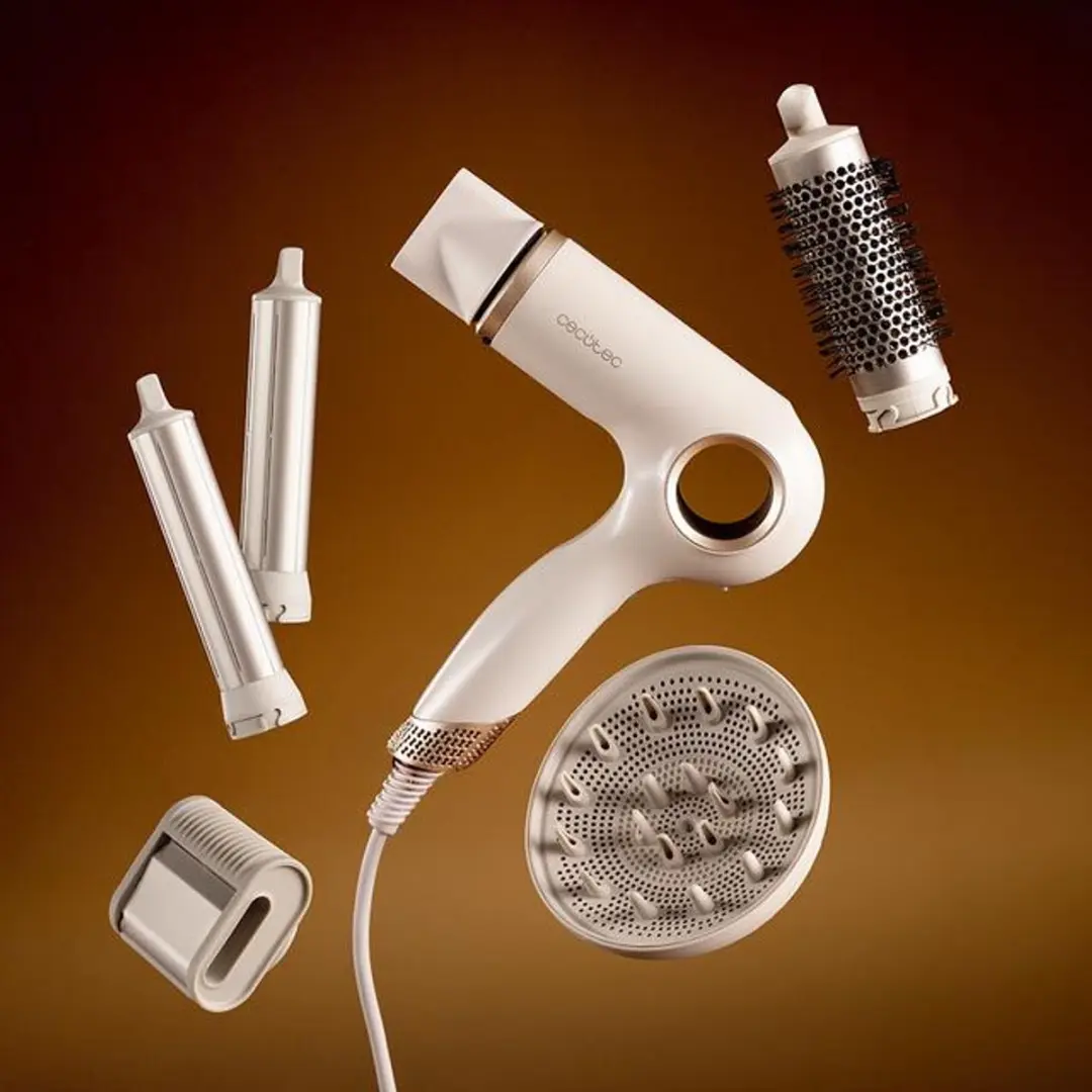 Cecotec DryGlam Waves 6in1 Sensor A01_EU01_118877 Föhn - Beige - afbeelding 3 van 6
