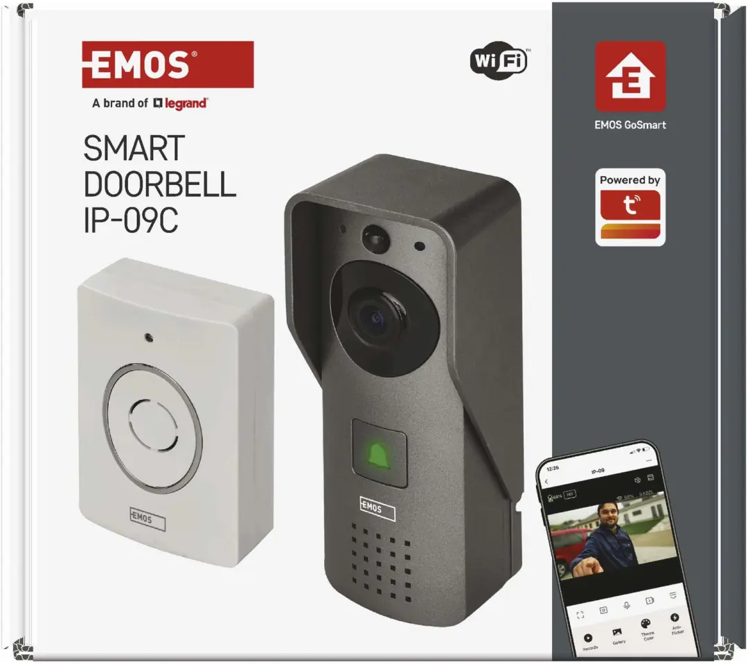 Emos GoSmart IP-09C H4031 Videodeurbel - afbeelding 2 van 6