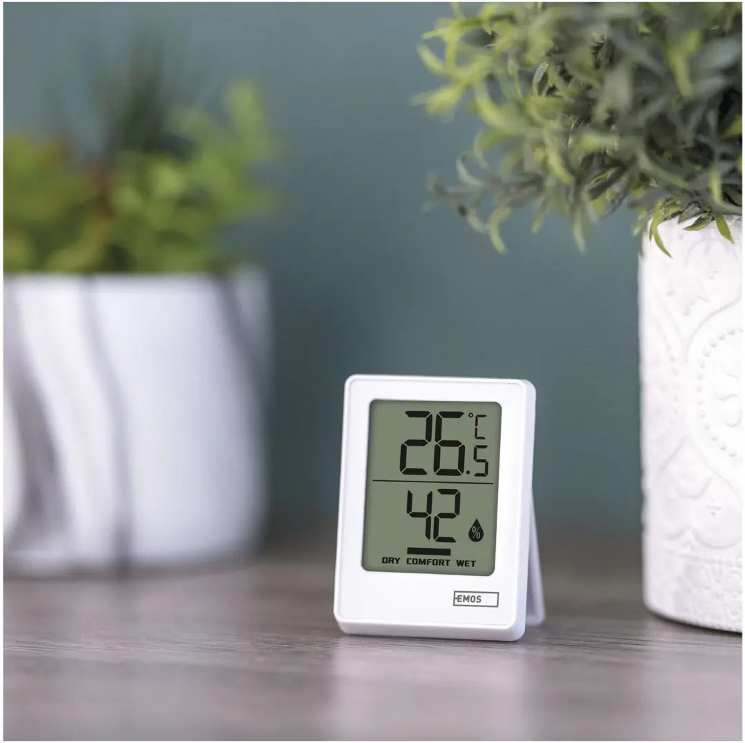 EMOS E0345 Digitale Thermometer + Vochtmeter - Wit - afbeelding 4 van 6