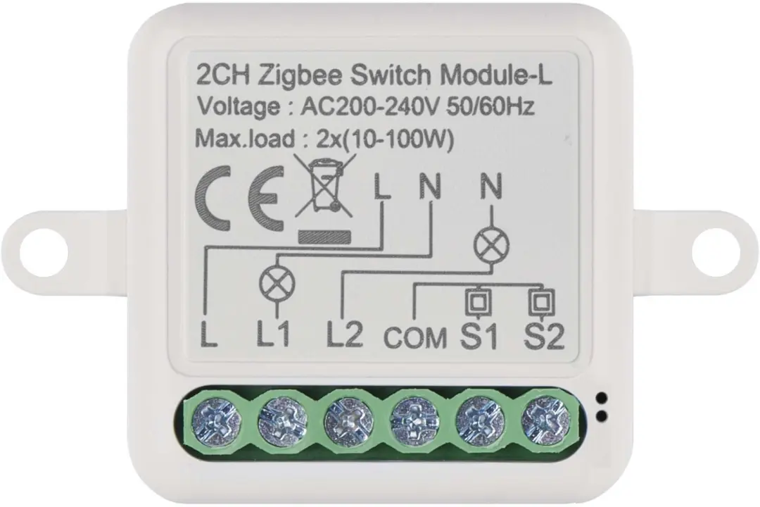 Emos GoSmart IP-2104SZ Schakelmodule ZigBee 2-kanaals