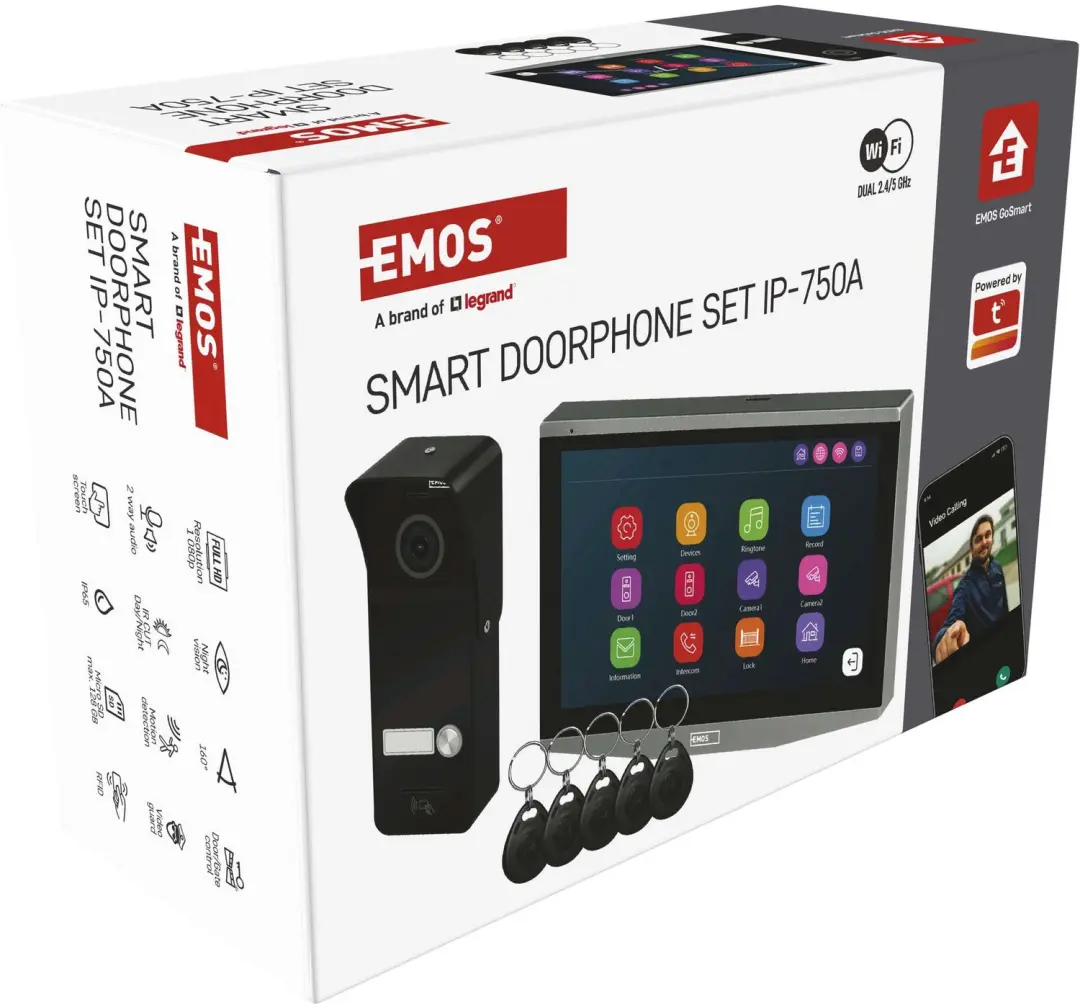EMOS GoSmart IP-750A Videofoonset H4020 - Wifi - afbeelding 2 van 6