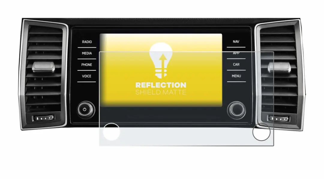 upscreen Reflection Shield Screenprotector Skoda Kodiaq 2023 - afbeelding 5 van 6