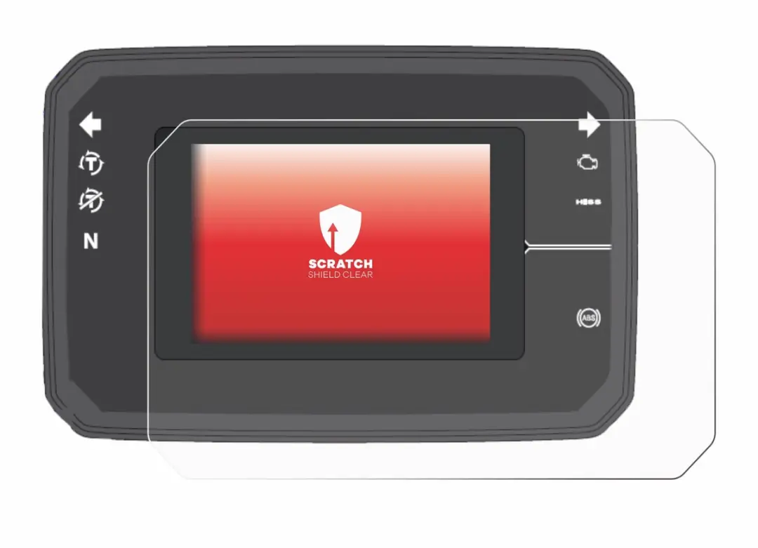 upscreen Screenprotector Honda CB650R TFT Display - afbeelding 5 van 6