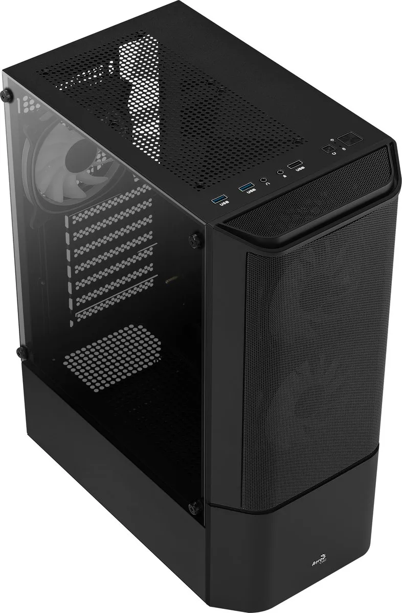 Aerocool Quantum Mesh Midi Tower - Zwart