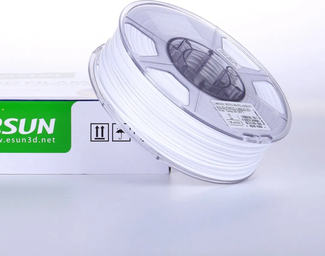ESUN PETG Filament 1.75mm - Massief Wit 1kg