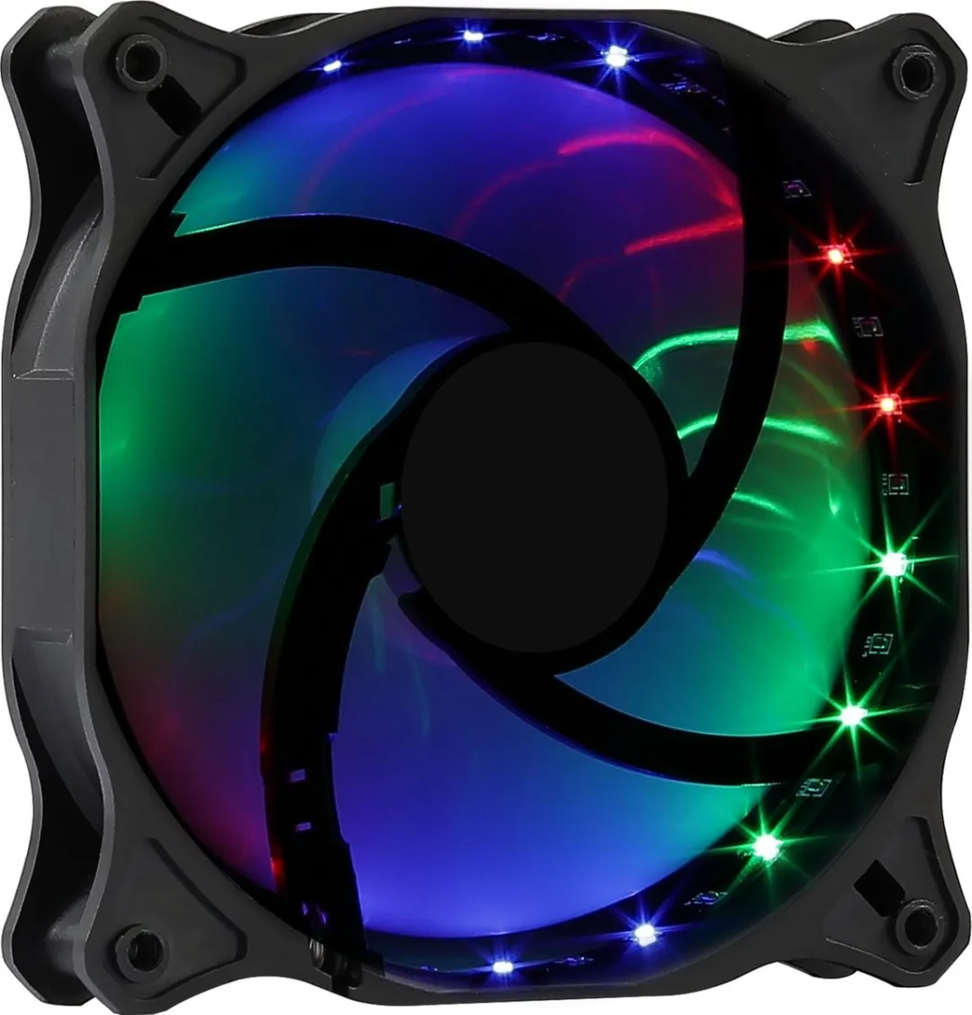 Aerocool Cosmo 12 FRGB Ventilator 12cm - 1000 RPM - Zwart