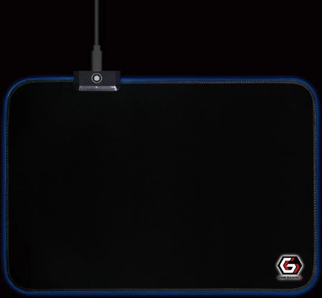 Gembird Gaming Muismat met LED MP-GAMELED-M - Zwart