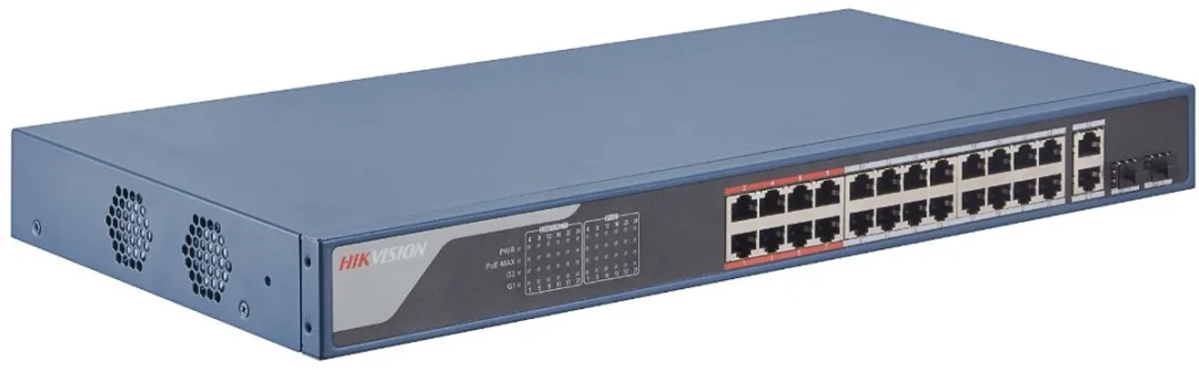 Hikvision DS-3E1326P-EI(B) Netwerkswitch