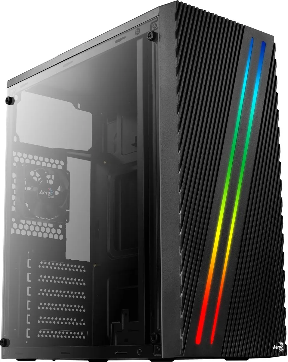 ATX Semi-tower Box Aerocool STREAK RGB USB 3.0 Black