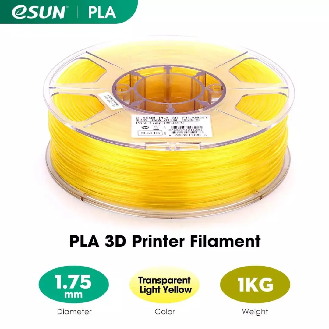 ESUN PLA Limoengeel transparant 1kg - 1.75mm