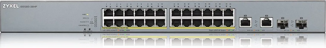 Zyxel GS1350-26HP-EU0101F Managed Switch 24x PoE - 52 Gbps - afbeelding 4 van 4
