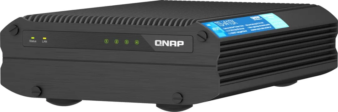 QNAP TS-I410X NAS Tower - 4Bays - Intel Atom x6425E - Zwart