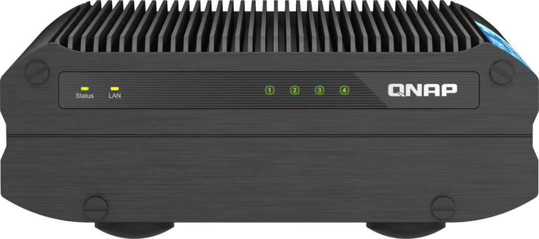 QNAP TS-I410X NAS Tower - 4Bays - Intel Atom x6425E - Zwart - afbeelding 6 van 6