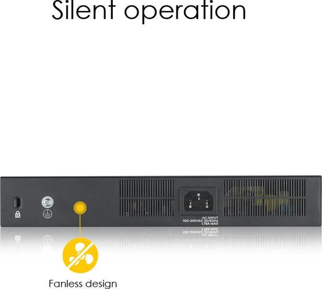 Zyxel GS1920-8HPV2 Switch - 10 Poorten - 8x PoE - 20Gbps