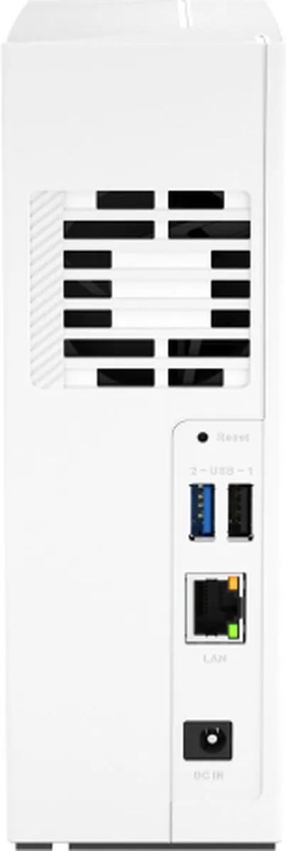 QNAP TS-133 NAS - 1 Slot - 4 Cores - Wit