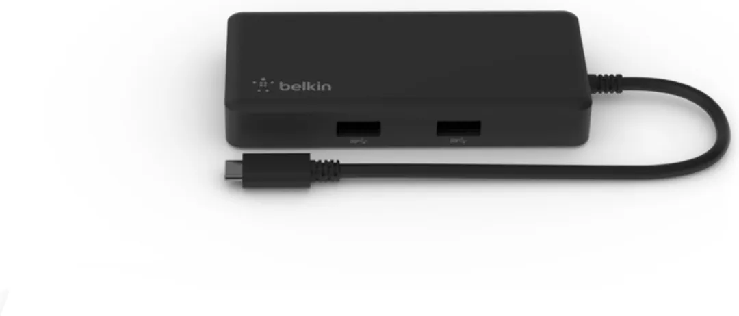Belkin INC008BTBK USB Hub - Zwart - afbeelding 4 van 6
