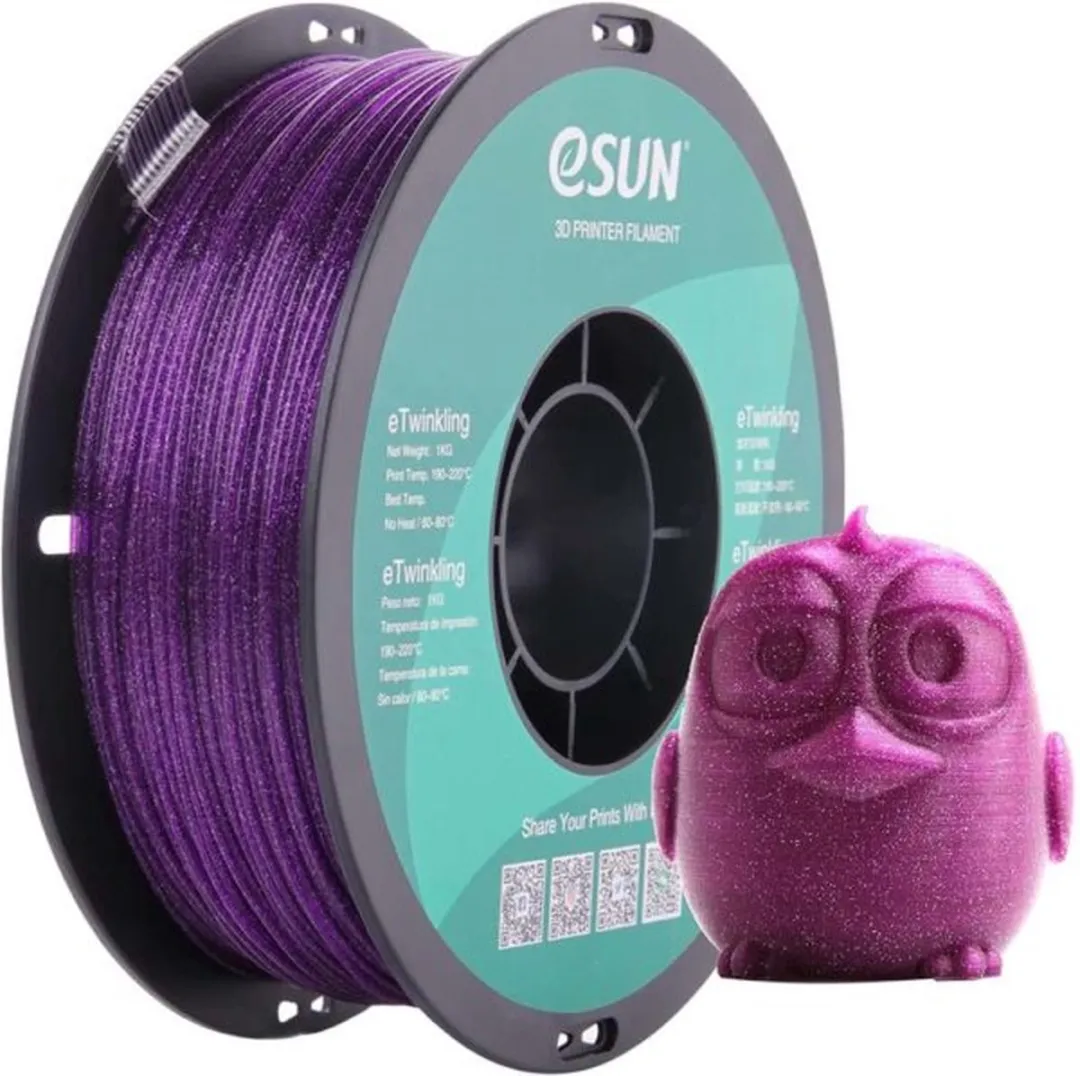 ESUN PLA-Twinkling Paars 1.75mm 3D Printerfilament 1kg