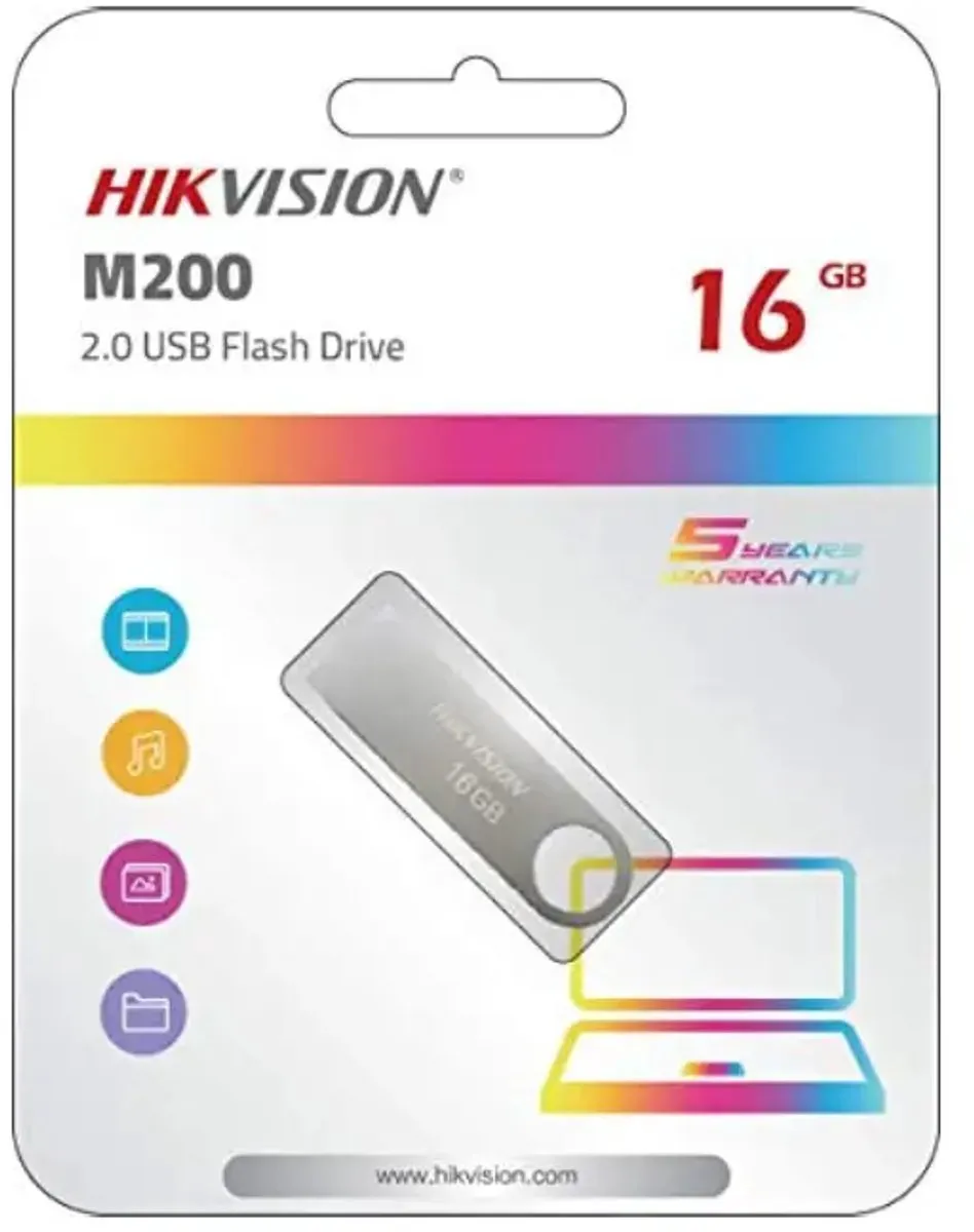 Hikvision M200 HS-USB-M200(STD)/16G USB Flash Drive 16GB - Zilver
