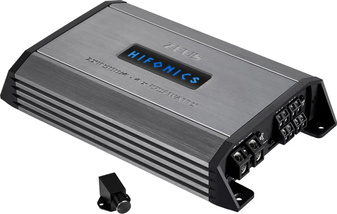 Hifonics ZEUS ZXR900-4 4 kanaals versterker 900W RMS / 4 x 225W RMS incl Bass Le