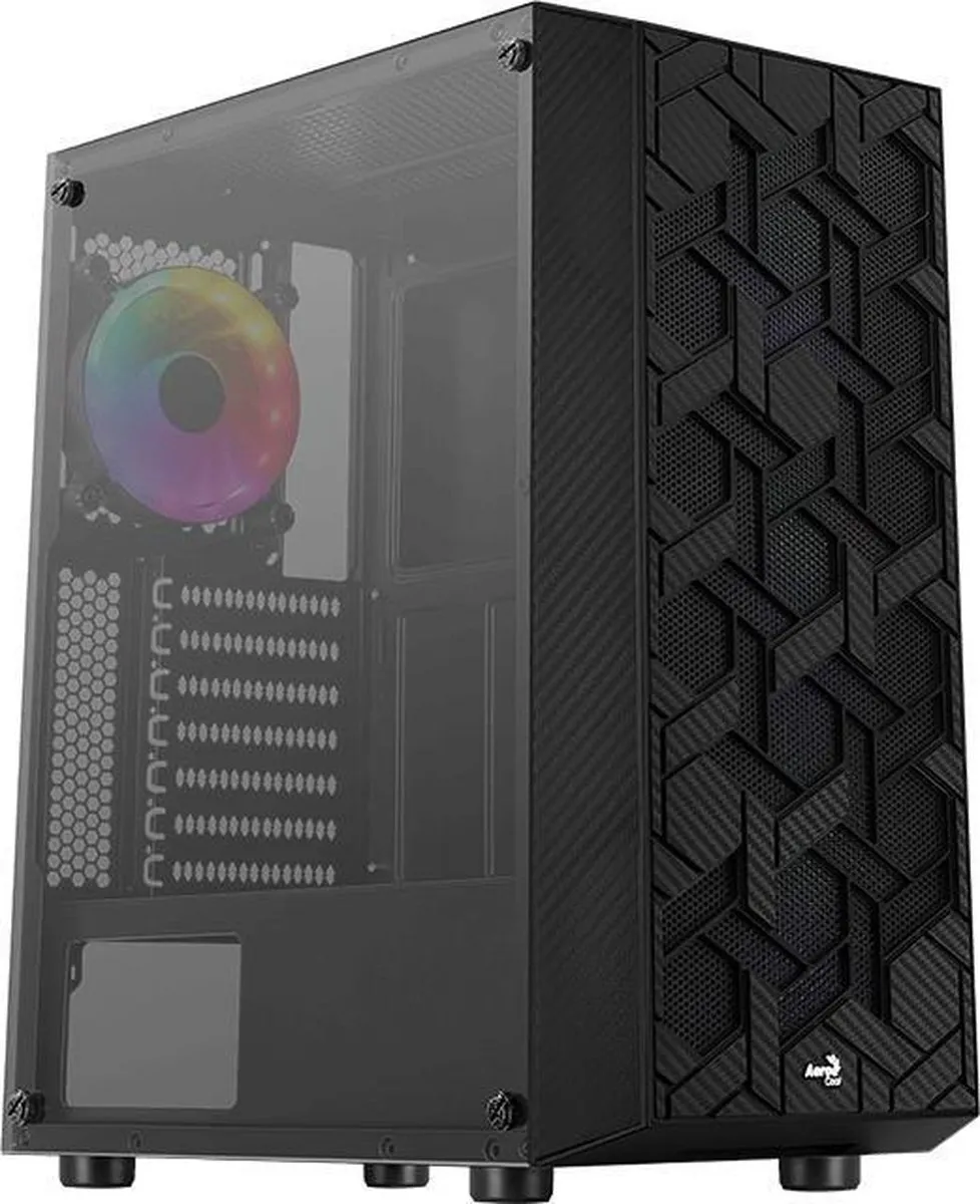 Aerocool Hive-G-BK-v3 Midi Tower