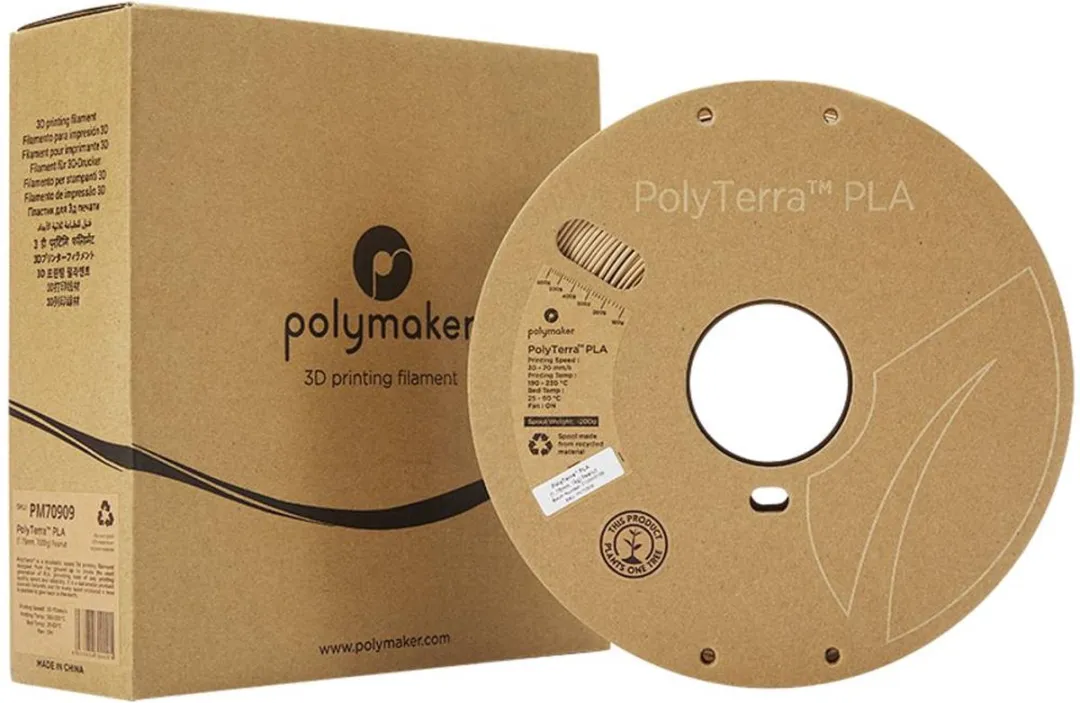 Polymaker PolyTerra Filament 1.75mm Notenbruin 1000g