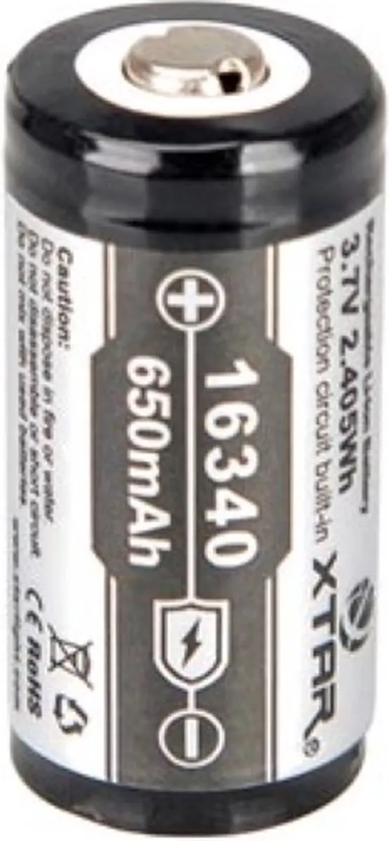Xtar ICR16340-06 Oplaadbare Li-ion Batterij