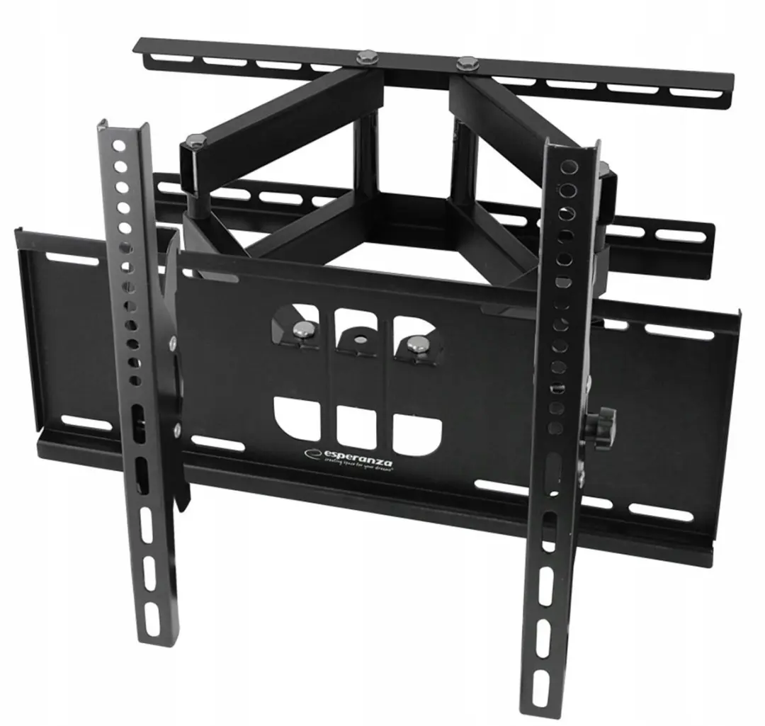 Verstelbare TV Muurbeugel 23-55 inch, 45kg, Kantelbaar & Draaibaar