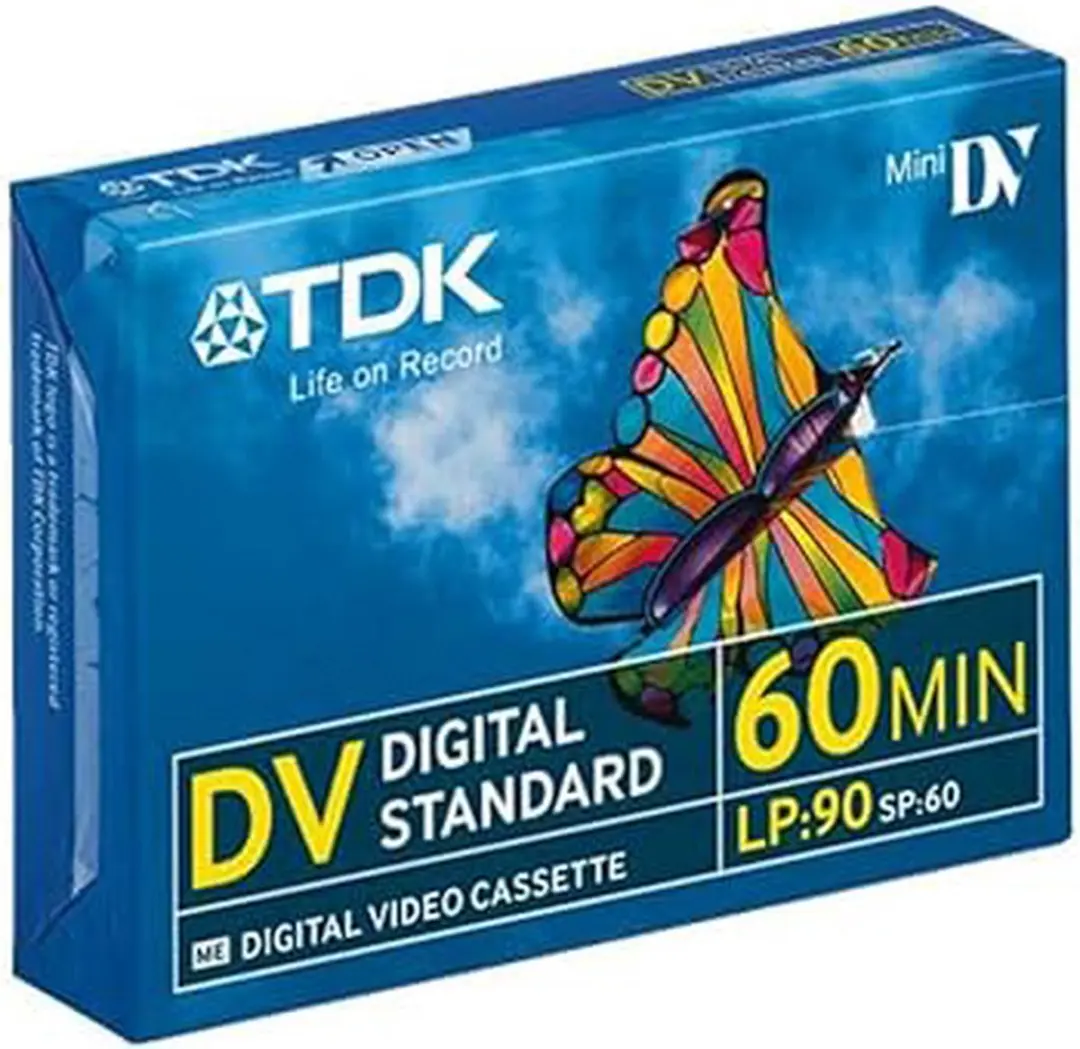TDK Mini DV Tape 60 minuten DVM60