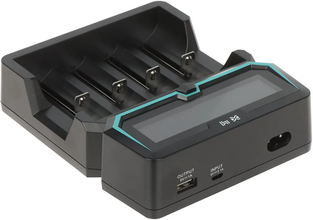 Xtar X4 BAT-Recharge Batterijlader - 4 Slots - Zwart - afbeelding 3 van 6
