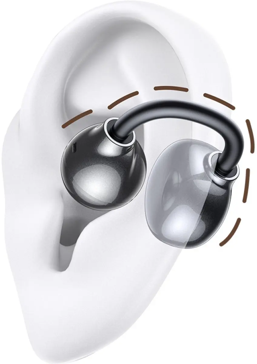 USAMS Echo R02 Clip-on Bluetooth Koptelefoon - afbeelding 6 van 6