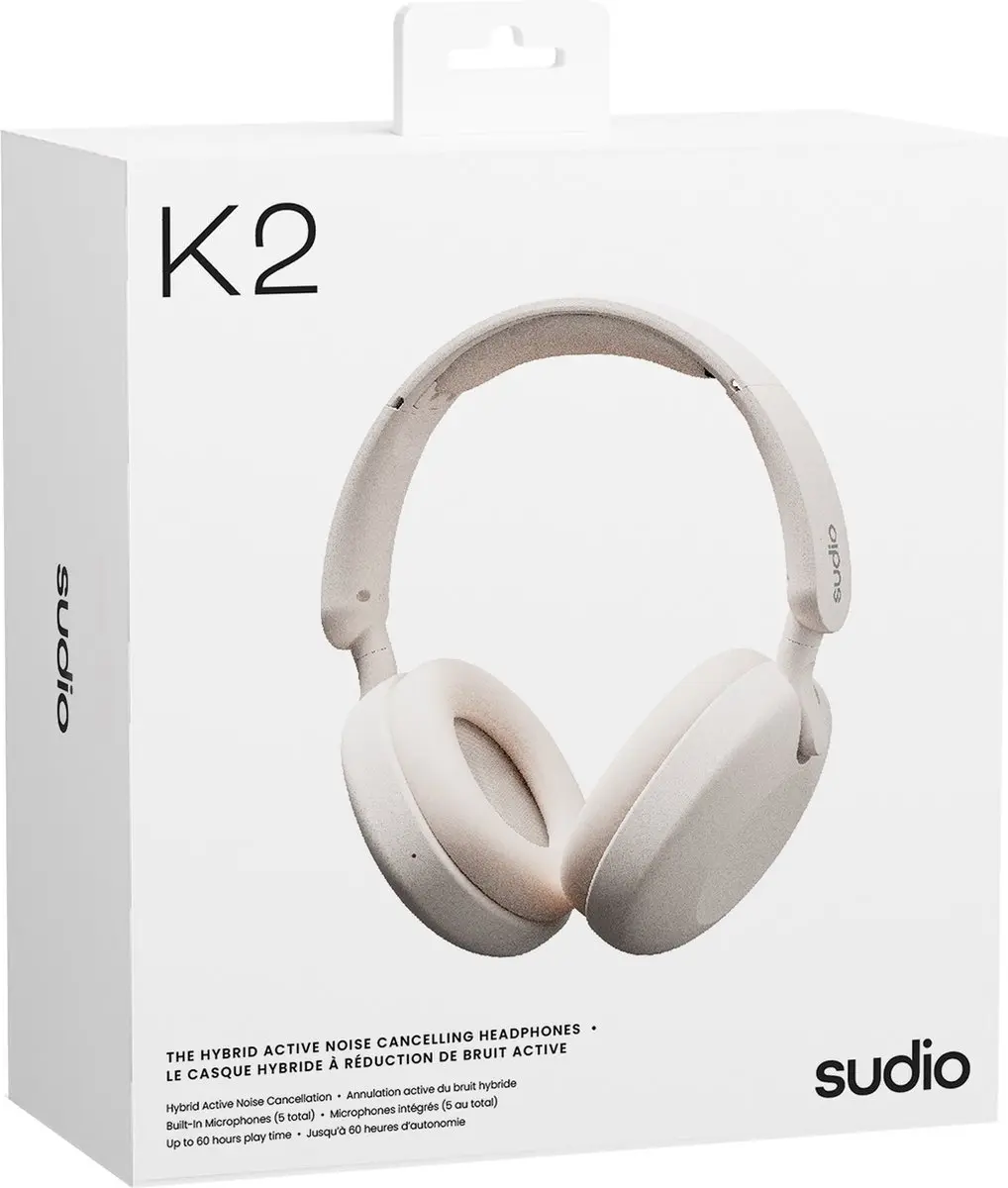 Sudio K2 K2WHT Draadloze Koptelefoon - Wit - afbeelding 6 van 6