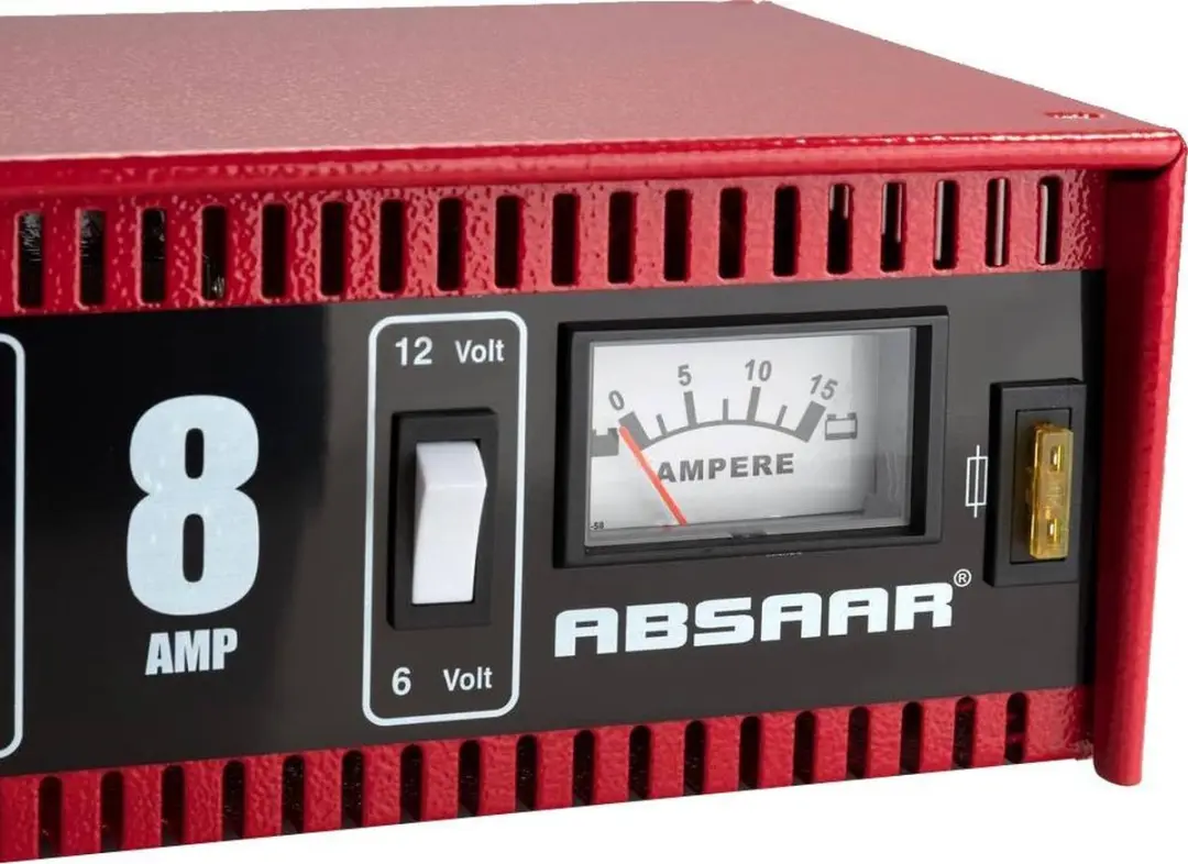 Absaar Acculader 6V/12V - 8A - 5-80Ah - afbeelding 5 van 6