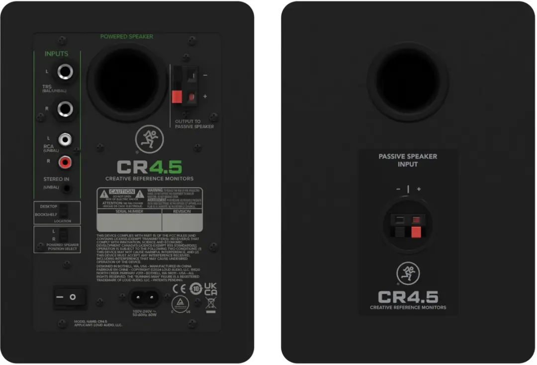 Mackie CR4.5 REC0016820-000 Actieve Studiomonitoren