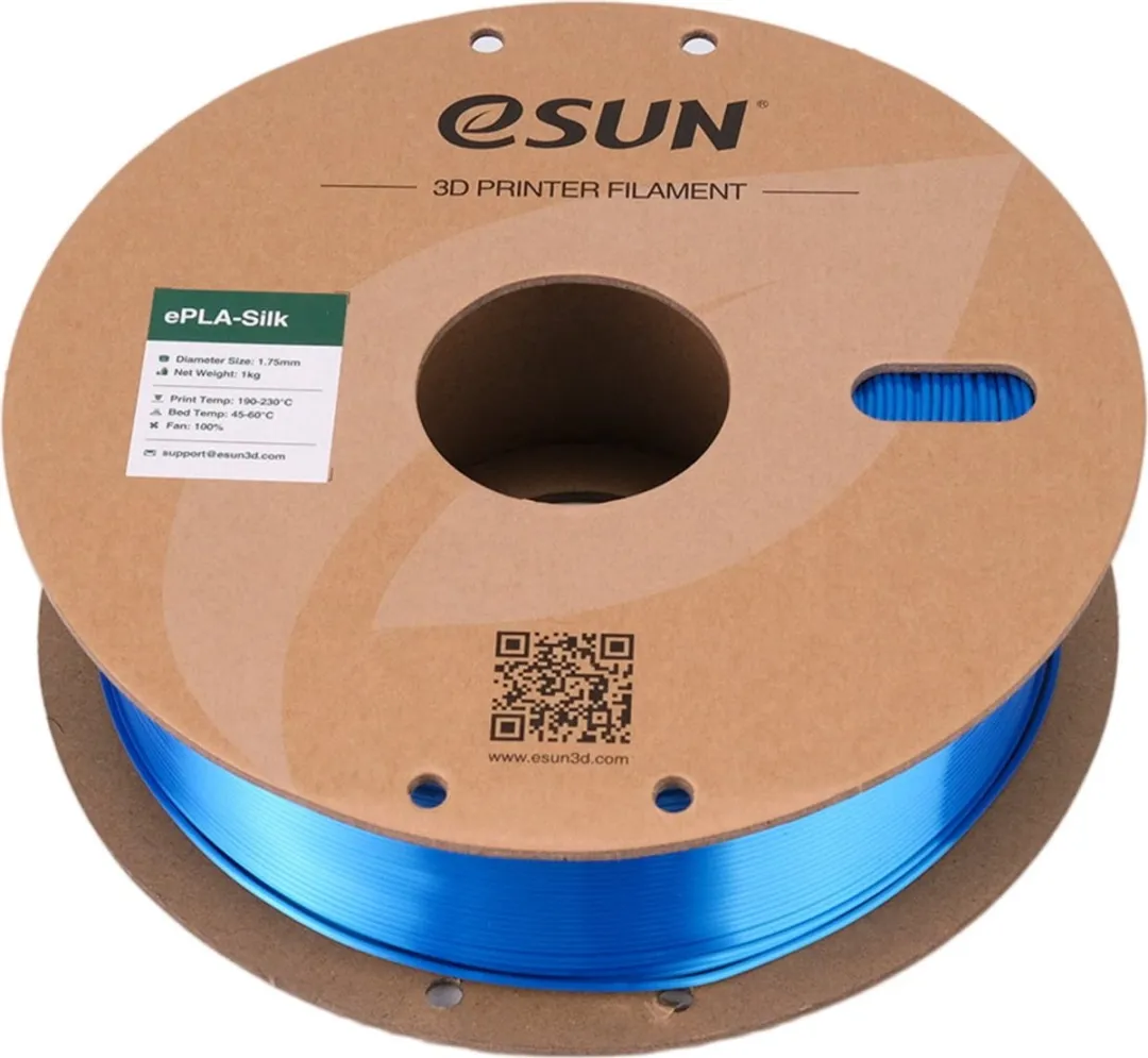 ESUN ePLA-Silk Cyan 3D Printerfilament 1.75mm