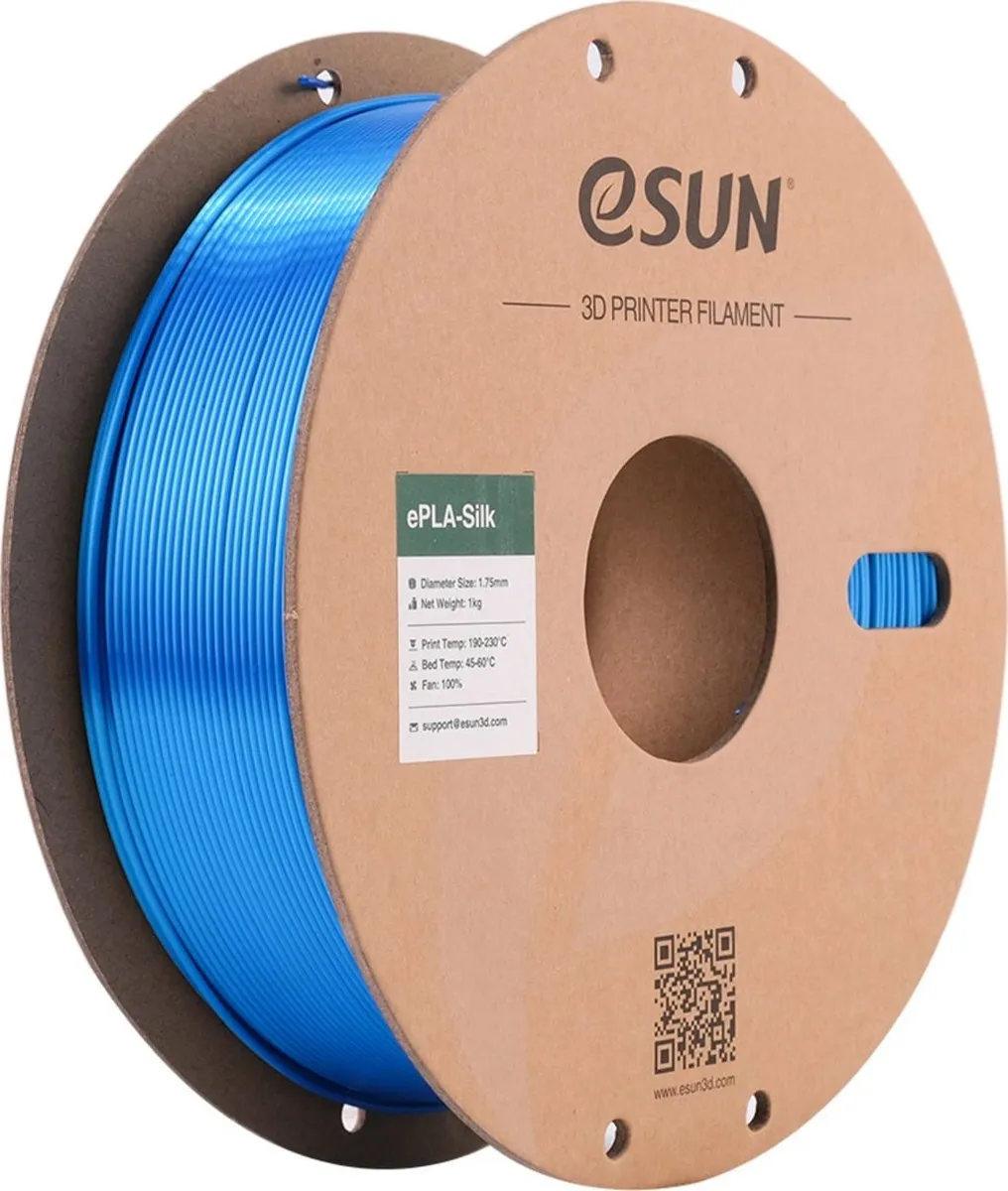 ESUN ePLA-Silk Cyan 3D Printerfilament 1.75mm