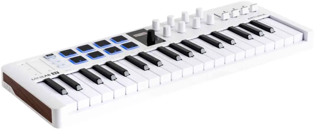 Arturia MiniLab 37 White mk3 MIDI Controller - afbeelding 5 van 5