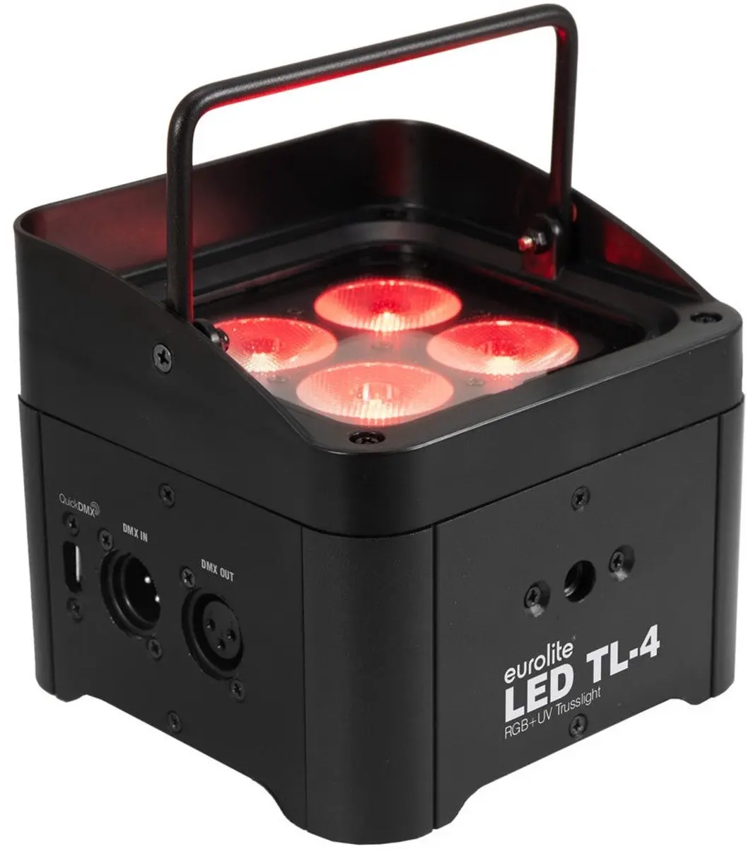 Eurolite LED TL-4 QCL RGB+UV Trusslight - 8W - afbeelding 2 van 5