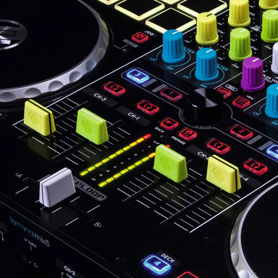 Reloop Fader Cap Set - Groen - afbeelding 5 van 5
