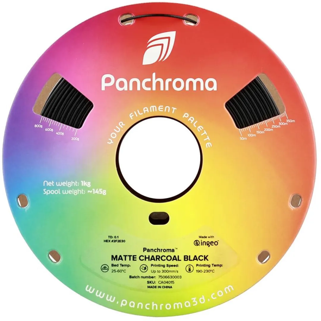 Polymaker Panchroma Matte Filament PLA 1.75mm 1000g - Charcoal Black