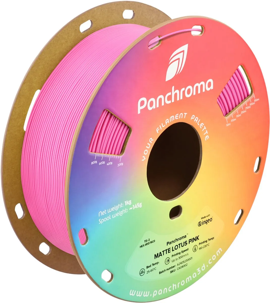 Polymaker PolyTerra PLA Matte 1.75mm Lotus Pink 1kg