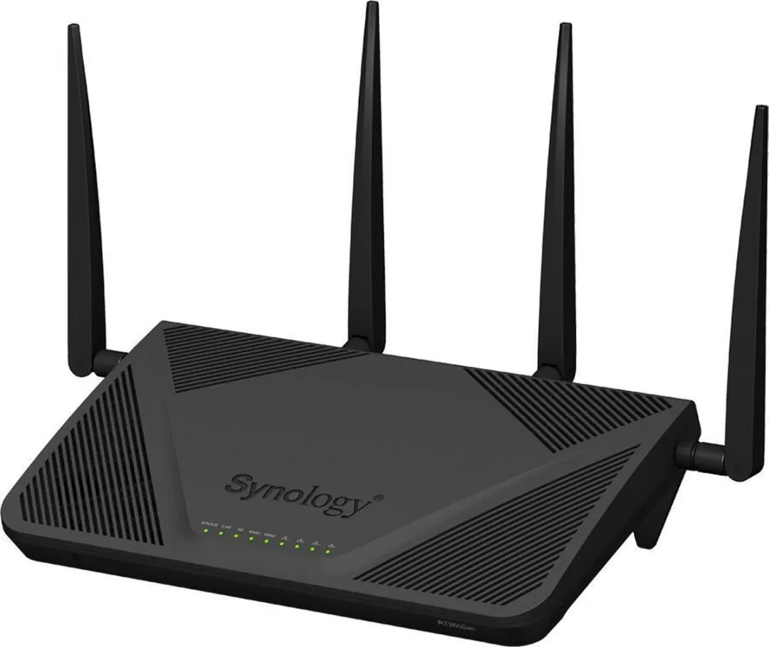 Synology RT2600AC Router - 2600 Mbps - Zwart