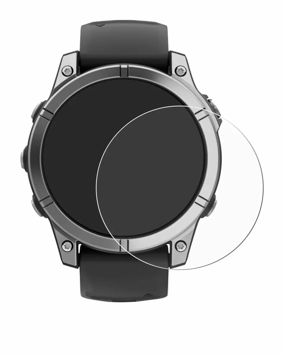 upscreen Garmin Fenix E Screenprotector 2856220 - Transparant - afbeelding 5 van 6