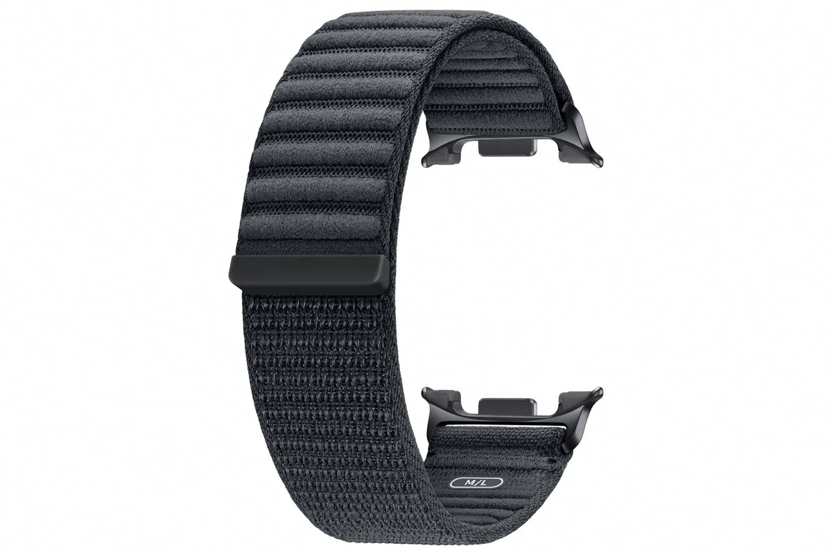 Samsung Galaxy Watch 8 Stoffenen Band M/L - Zwart
