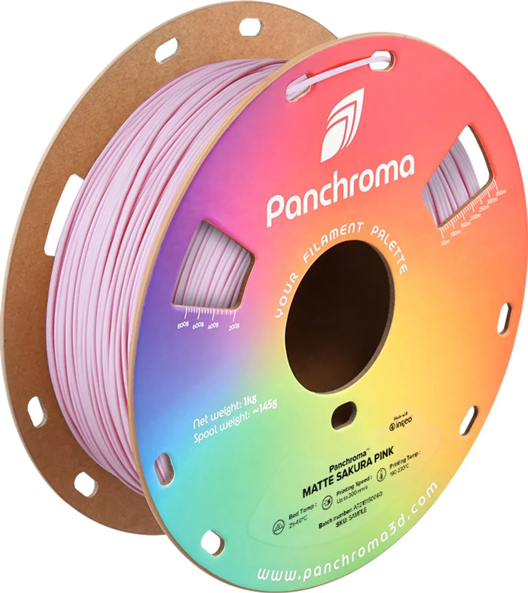 Polymaker PolyTerra PLA Matte 1.75mm Sakura Pink 1kg