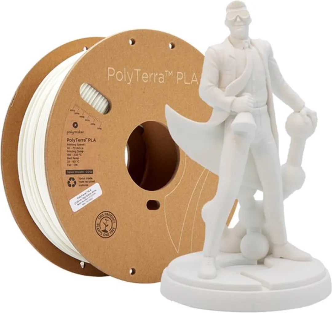 Polymaker PolyTerra PLA 1.75mm - Wit